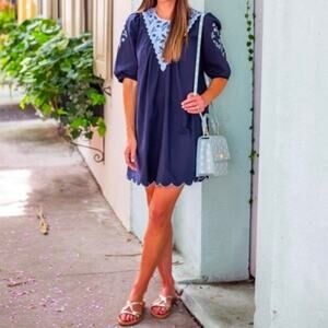 NWOT Tuckernuck Pomander Place Georgie Embroidered Eyelet Babydoll Dress